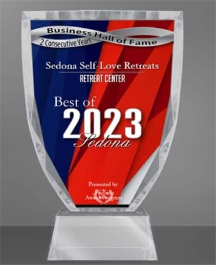 Sedona Self-Love Retreats Wins Best Sedona Retreat Center two years in a row for 2022 and 2023